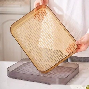 Bình Cốc Thủy Tinh Cao Cấp Kèm Khay và Giá Úp Cốc - Bộ 2 Cốc Giá Ưu Đãi 130k
