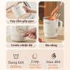 Bình điện đun nước siêu tốc mini 800ml gấp gọn, giữ nhiệt, tiện du lịch 2