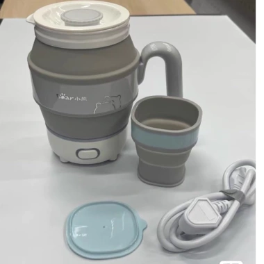 Bình đun nước gấp gọn Bear ZDH-A06G1 600ml màn hình cảm ứng, khử clo, 3 chức năng tiện ích - Giá chỉ 565.000₫