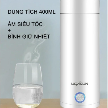 Bình đun nước mini 400ml Siêu Tốc, Tự Ngắt Khi Sôi – Đa Năng, Phù Hợp Du Lịch & Bệnh Viện