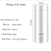 Bình đun nước mini 400ml Siêu Tốc, Tự Ngắt Khi Sôi – Đa Năng, Phù Hợp Du Lịch & Bệnh Viện 8