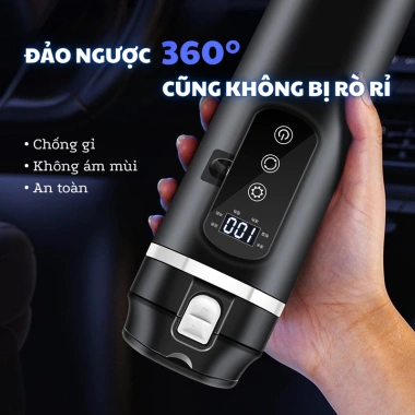 Bình Đun Nước Ô Tô 12V/24V 500ml Đun Sôi 100°C Pha Trà, Sữa, Cafe, Mì, Giữ Nhiệt 3
