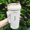Bình đun nước Type C siêu tốc mini 450ml - Hiển thị nhiệt độ, tự ngắt khi sôi, kèm túi du lịch gọn nhẹ - 470k 8