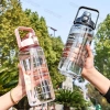 Bình đựng nước 2L cute COPCOP có vạch giờ uống, kèm ống hút, nhựa cao cấp - Giá 70.008đ 2