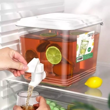 Bình đựng nước 3.5L có vòi tiện dụng cho tủ lạnh Giảm giá chỉ 33.000 8