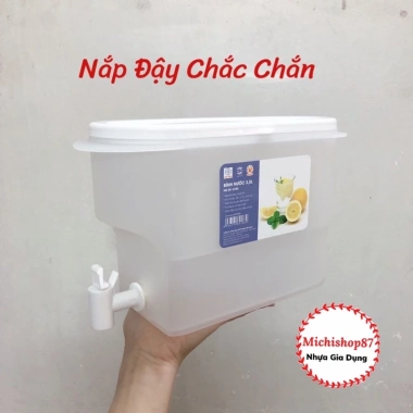 Bình đựng nước 3,5L nhựa Việt Nhật có vòi rót tiện lợi - Đựng trà, nước trái cây, cho tủ lạnh, giá chỉ 38.000 VND 5 Bình đựng nước 3,5L nhựa Việt Nhật có vòi rót tiện lợi - Đựng trà, nước trái cây, cho tủ lạnh, giá chỉ 38.000 VND 5
