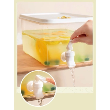 Bình đựng nước 5L có nắp và vòi cho tủ lạnh - Giá ưu đãi 65.999 VNĐ, tiết kiệm ngay
