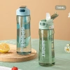 Bình Đựng Nước 700ml Nắp Nhấn Kèm Ống Hút, Dây Xách - Chỉ 40.000 VND Tiết Kiệm 2