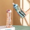 Bình Đựng Nước 700ml Nắp Nhấn Kèm Ống Hút, Dây Xách - Chỉ 40.000 VND Tiết Kiệm 4