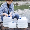 Bình đựng nước dã ngoại gấp gọn 15L nhựa siêu nhẹ phù hợp gia đình du lịch 149.000đ
