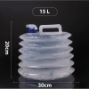 Bình đựng nước dã ngoại gấp gọn 15L nhựa siêu nhẹ phù hợp gia đình du lịch 149.000đ 7