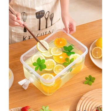 Bình đựng nước detox 5L có nắp vòi, không cần tủ lạnh - Chỉ 85.999₫ 4 Bình đựng nước detox 5L có nắp vòi, không cần tủ lạnh - Chỉ 85.999₫ 4