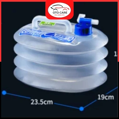 Bình Đựng Nước Gấp Gọn Van Xoáy 5-15L Tiện Lợi OTCVN Giá 55k - Nhỏ Gọn, Dễ Mang