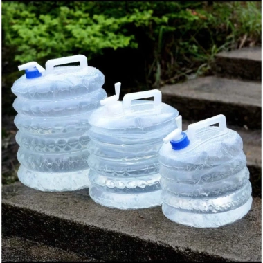 Bình Đựng Nước Gấp Gọn Van Xoáy 5-15L Tiện Lợi OTCVN Giá 55k - Nhỏ Gọn, Dễ Mang