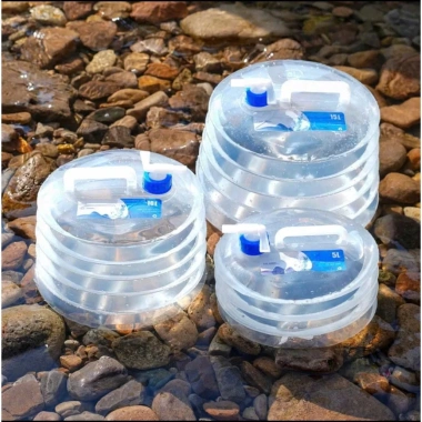 Bình Đựng Nước Gấp Gọn Van Xoáy 5-15L Tiện Lợi OTCVN Giá 55k - Nhỏ Gọn, Dễ Mang