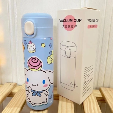 Bình đựng nước giữ nhiệt 460ml silicon thép không gỉ chống rò rỉ tiện lợi 3