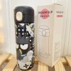 Bình đựng nước giữ nhiệt 460ml silicon thép không gỉ chống rò rỉ tiện lợi 4