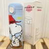 Bình đựng nước giữ nhiệt 460ml silicon thép không gỉ chống rò rỉ tiện lợi 5