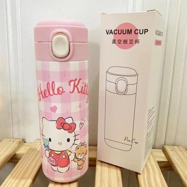 Bình đựng nước giữ nhiệt 460ml silicon thép không gỉ chống rò rỉ tiện lợi 7