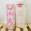 Bình đựng nước giữ nhiệt 460ml silicon thép không gỉ chống rò rỉ tiện lợi 9