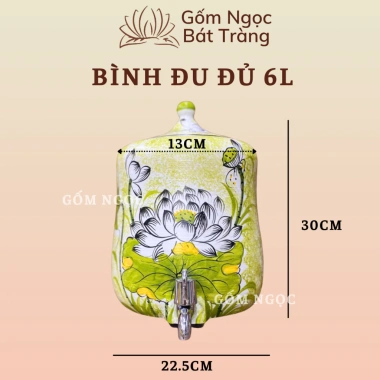 Bình đựng nước inox 10 lít – Gốm Bát Tràng, sứ sang trọng, chỉ 600.000₫ 5 Bình đựng nước inox 10 lít – Gốm Bát Tràng, sứ sang trọng, chỉ 600.000₫ 5
