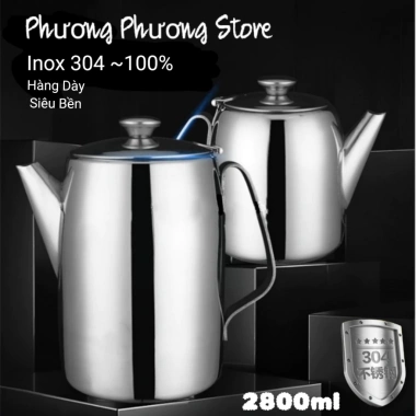 Bình đựng nước inox 2.800ml nắp ca, vòi SUS 304, dày sáng bóng, bền lâu – Giá ưu đãi 350.000đ 6 Bình đựng nước inox 2.800ml nắp ca, vòi SUS 304, dày sáng bóng, bền lâu – Giá ưu đãi 350.000đ 6