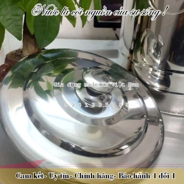Bình đựng nước inox 304 10-25 lít VIETCOOK: vòi cao cấp, chỉ 466.000₫