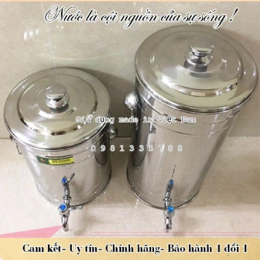 Bình đựng nước inox 304 10-25 lít VIETCOOK: vòi cao cấp, chỉ 466.000₫ 7 Bình đựng nước inox 304 10-25 lít VIETCOOK: vòi cao cấp, chỉ 466.000₫ 7