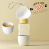 Bình đựng nước & thức ăn 550ml cho cún mèo - Du lịch, dạo ngoài trời 10