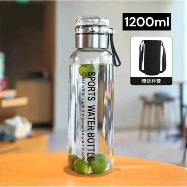 Bình Đựng Nước Thủy Tinh Lõi Lọc Trà Inox - Thiết Kế Sang Trọng, Giá Chỉ 27.000