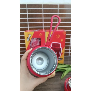 Bình giữ nhiệt 1 lít inox 304, quai nhựa treo tiện lợi, quà tặng STING giá 79.000đ