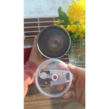 Bình giữ nhiệt 1 lít inox 304, quai nhựa treo tiện lợi, quà tặng STING giá 79.000đ