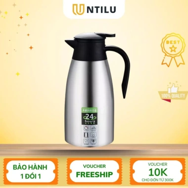 Bình Giữ Nhiệt 2L Chính hãng, Lõi Inox 304, Giữ Nhiệt 24h, Nắp Chống Tràn Thông Minh