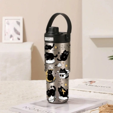 Bình giữ nhiệt 735ml Trancy Home inox 316 đơn giản có quai cầm - Giá chỉ 180.000đ