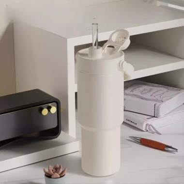 Bình giữ nhiệt 735ml Trancy Home inox 316 đơn giản có quai cầm - Giá chỉ 180.000đ