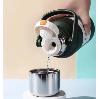Bình giữ nhiệt BOSS 800-1.500ml inox 316 cao cấp kèm cốc & tấm lọc - Giữ nhiệt lâu, giảm giá 150.000₫