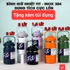 Bình giữ nhiệt dung tích lớn 2.500/2.000/1.500ml miệng rộng, dáng lùn, kèm ống hút và túi vải – Giá ưu đãi 249.000₫ 2