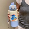 Bình giữ nhiệt Happy 500ml cho bé đi học - Họa tiết động vật 3D, dây đeo, cốc dưới đáy, giảm giá 135k 10