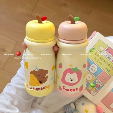 Bình giữ nhiệt inox 316 500ml hình trái cây ngộ nghĩnh cho bé - Siêu dễ thương, giảm còn 130k