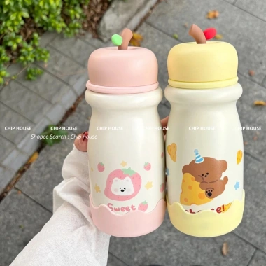 Bình giữ nhiệt inox 316 500ml hình trái cây ngộ nghĩnh cho bé - Siêu dễ thương, giảm còn 130k