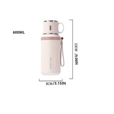 Bình giữ nhiệt inox 316 600ml nắp uống - Giữ nhiệt 24h, không gỉ, giá 165.000₫ 9