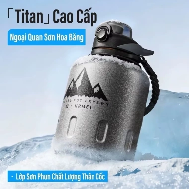 Bình giữ nhiệt inox 316L 2L, giữ lạnh 24h, siêu bền cho gym & dã ngoại - Giá ưu đãi 706.676₫ 3