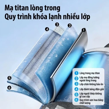 Bình giữ nhiệt inox 316L 2L, giữ lạnh 24h, siêu bền cho gym & dã ngoại - Giá ưu đãi 706.676₫ 4