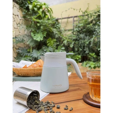 Bình giữ nhiệt pha trà Kaiyo 500ml, lõi lọc inox 304, giữ nhiệt 8h, giá 265k