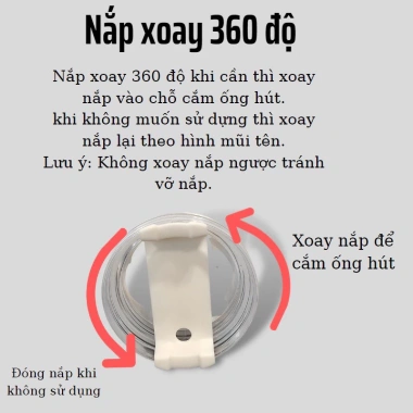 Bình giữ nhiệt Starbucks inox 304 600-900ml - ống hút tiện lợi, an toàn, giá chỉ 112.500đ 4