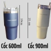 Bình giữ nhiệt Starbucks inox 304 600-900ml - ống hút tiện lợi, an toàn, giá chỉ 112.500đ 8