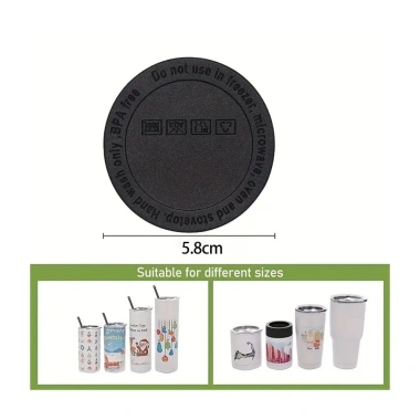 Bình giữ nhiệt - Tấm silicon bảo vệ đáy cốc, chống trượt, chống mài mòn, dán tự dính