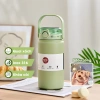 Bình giữ nhiệt thép không gỉ dung tích lớn, hai vòi, di động - chỉ 136k 10