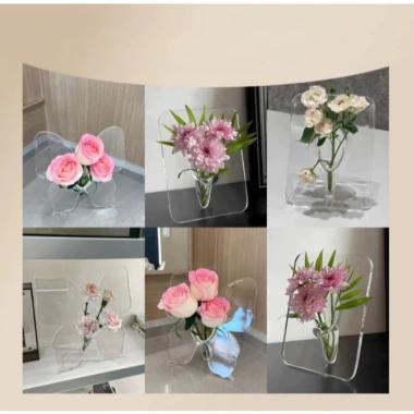 Bình Hoa Acrylic 3D Hình Bướm - Trang Trí Nhà Cửa Sang Trọng Chống Vỡ Giá 52.000đ 2 Bình Hoa Acrylic 3D Hình Bướm - Trang Trí Nhà Cửa Sang Trọng Chống Vỡ Giá 52.000đ 2