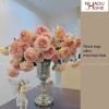 Bình hoa Bắc Âu pha lê đế đồng 24-35cm, đựng nước - Quà tặng Lốt 244.999₫ 6
